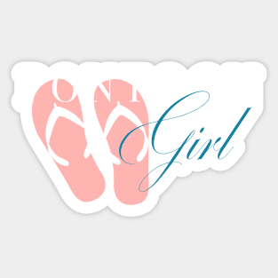 Pontoon Girl Sticker